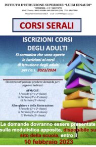 Corsi serali